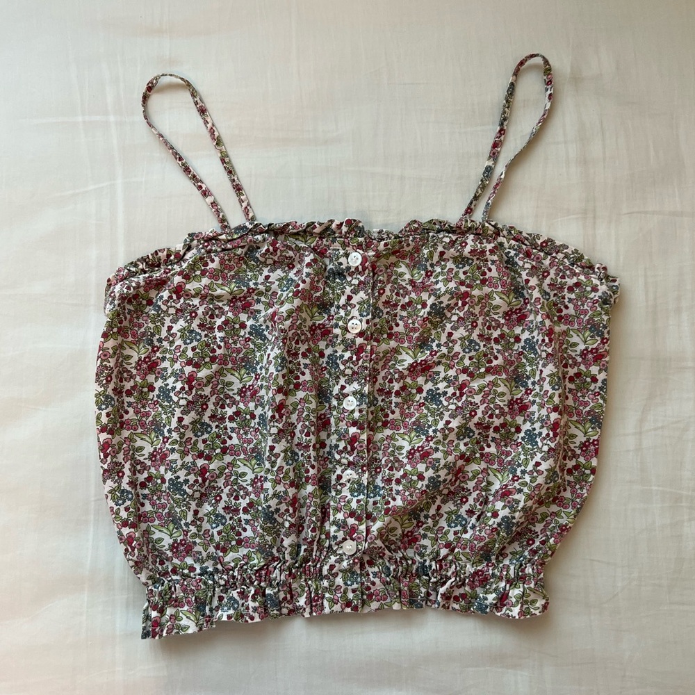 Urban Outfitters Kimchi & Blue Floral Cropped Top (XS)